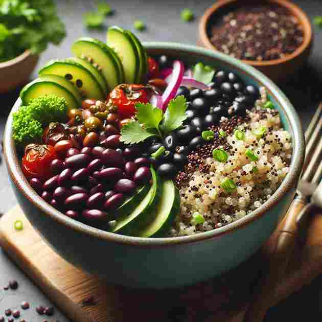 The Nourishing Quinoa and Black Bean Buddha Bowl